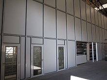 Removable partition INDUSTRY 70plasterboardaluminumfor industrial use