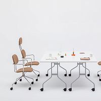 Contemporary table PFpowder-coated steelpowder-coated steel baserectangular