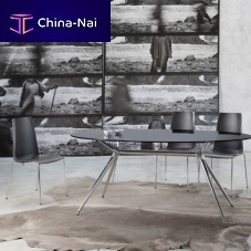 Contemporary chair Mannequinindoorpolypropylenechrome steel base