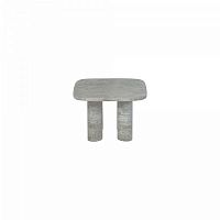 Contemporary side table VOLOStravertinetravertine baseround