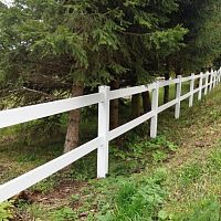 PVC fencing bargardenfor public spaces