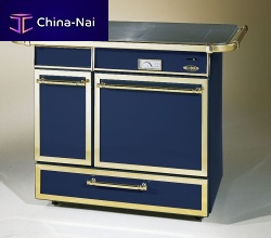 Gas range cooker CHATELAINEwooddual-fuelcast iron