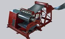 Metal sheet slitter-rewinder