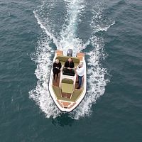 Outboard center console boat AZZARA 49s7-person max.