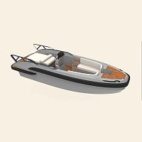 Inboard yacht tender CC Linesingle-enginerigidcenter console