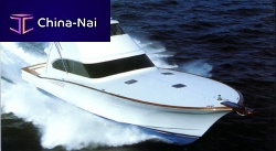 Sport-fishing motor yacht with enclosed flybridgeplaning hullcomposite