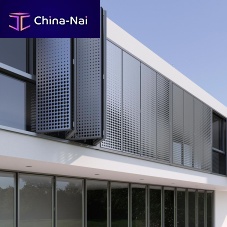 Aluminum solar shading RABEL 14000for facadeverticalmotorized
