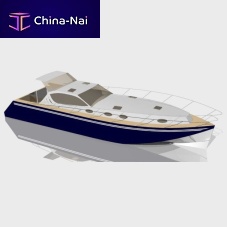 Inboard express cruiser DGplaning hullhard-topaluminum