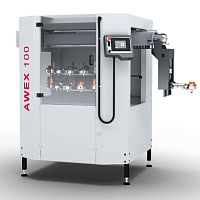 Electrical discharge machine with electrode changer AWEXwireCNCflexible