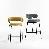 Contemporary bar chair NENA indoorfabricleather