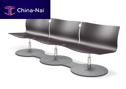 Contemporary chair CONCEPT Cfabricconnectedcentral base