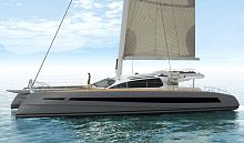 Catamaran sailing yacht BLUE COAST 82cruisingracing4-cabin