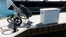 Fixed pump-out Centralizedfor marinaswith peristaltic pumpdiaphragm pump