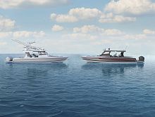 Inboard express cruiser 457 triple-enginehard-topflybridge