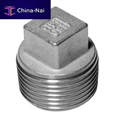Square-head plug threaded