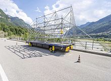 Platform trailer DYNAMO Plus2-axletowedconstruction