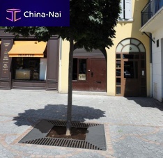 Square tree grate Silaos®galvanised steelpainted steel