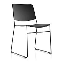 Contemporary chair LINK 60Xindoorpolyolefinsteel base