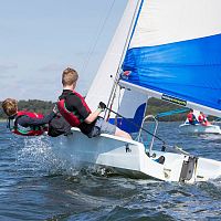 Single-handed sailing dinghy H15regattarecreationalinstructional