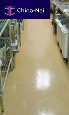 Resin flooring KEY QUARTZtertiaryconcrete lookantimicrobial