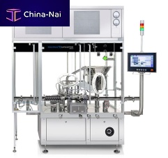 Vial capping system Macofar MAC for the pharmaceutical industryautomaticcontinuous-motion