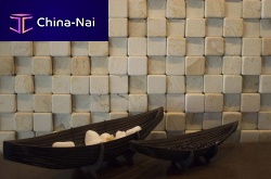 Indoor mosaic tile MANDRASwallsandstone3D