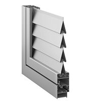 Fixed shutter INOFORM F40 PERSIANAaluminumpaintedwindow