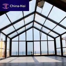 Self-supporting conservatory EVOLUTIONglassaluminumpolycarbonate