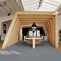 Linoleum flooring VENETOcorkindoorfor office
