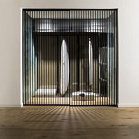 Interior walk-in closet door RI-TRAIT 8Banodized aluminumslidingcontemporary