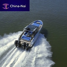 Outboard express cruiser 45 Velocetwin-enginestepped hullhard-top