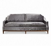 Contemporary sofa ABRAHAMfabricleatheranthracite