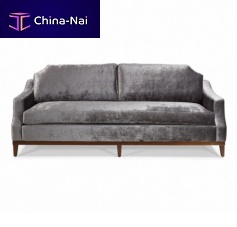Contemporary sofa ABRAHAMfabricleatheranthracite