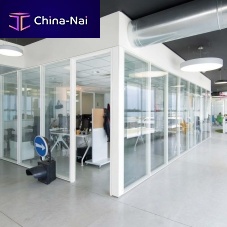 Removable partition AREAPLAN SPAZIOfixedslidingglazed