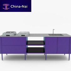 Outdoor kitchen Nescontemporarystainless steelaluminum