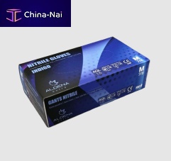 Nitrile gloves Indigo examinationpowder-freenon-sterile