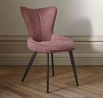 Contemporary chair TOPAZEindoorfabricmetal base