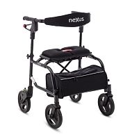 4-wheel rollator NeXus 3with seatwith basketfolding