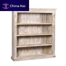 Free-standing bookcase NAMAST traditionalsolid woodhand-carved wood