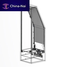 Tambour door aircraft cabinet