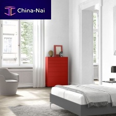 Contemporary chest of drawers SOMAlacquered woodrectangularwith drawer