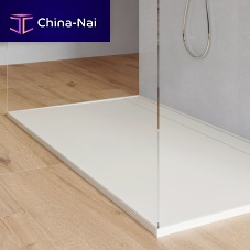 Rectangular shower tray FIJIabove floorSolid Surfacenon-slip