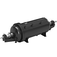 Reactor with high-pressure vessel stirred-tankcontinuousprocess