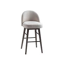 Contemporary bar chair GEM 100indoorfabricwooden base