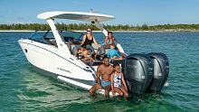 Outboard runabout LX9twin-enginedual-consolebowrider