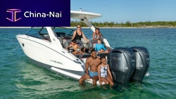 Outboard runabout LX9twin-enginedual-consolebowrider