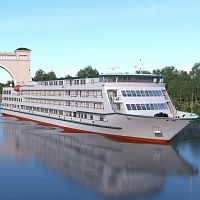Cruising river ferry