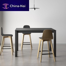 Contemporary high bar table KERALA ceramicmetal baserectangular