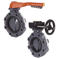 Butterfly valve BYV seriesmanualflow controlplastic