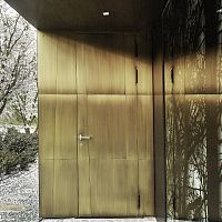 Entry door SWITZERLANDaluminumbrassswing